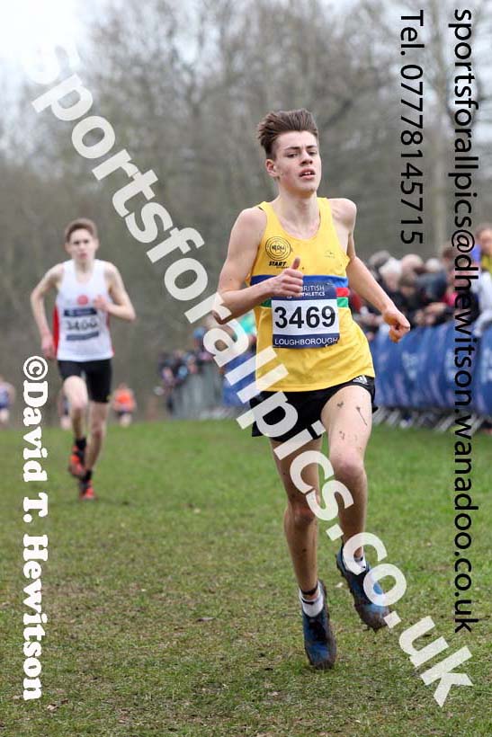 Mens under-17s Inter Counties Cross Country, Prestwold Hall, Loughborough. Photo: David T. Hewitson/Sports for All Pics